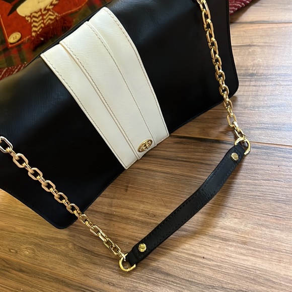Tory Burch Navy/Ivory Shoulder Bag - Picture 6 of 17